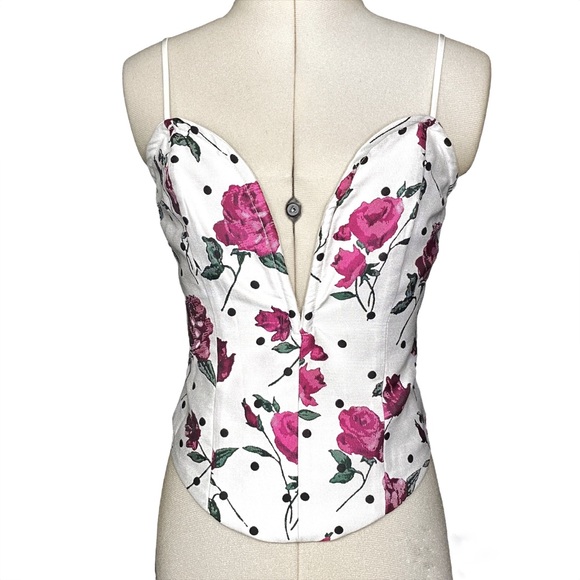 For Love & Lemons Bobbie Floral Corset Top - Picture 3 of 13